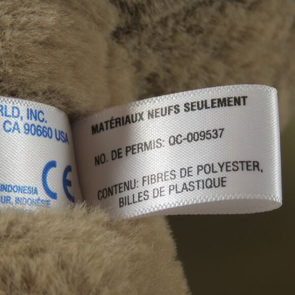 Aurora Plush Teddy Bear with Checkered Scarf - Soft, Cuddly, Classic Toy - Picture 13 of 14